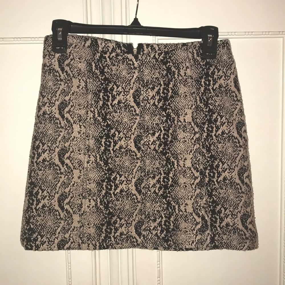 Snake skin mini skirt✨